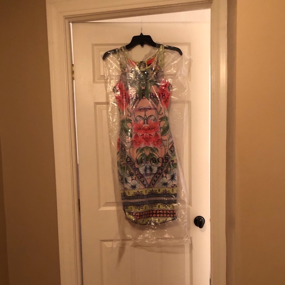 Gorgeous Hale Bob Halter Dress XS WORN ONCE! - Picture 2 of 8